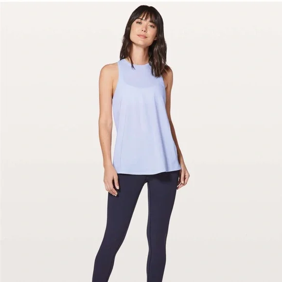 lululemon athletica All Tied Up Lavender Tie-Back Tank Top - Picture 3 of 9